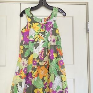 Vibrant Floral Sleeveless Dress